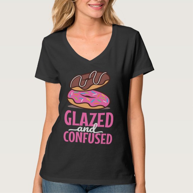 T-shirt Glazed And Confused   Donut  1 (Devant)