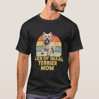T-shirt Glen D'Imaal Terrier Chien Maman Retro Style Drôle