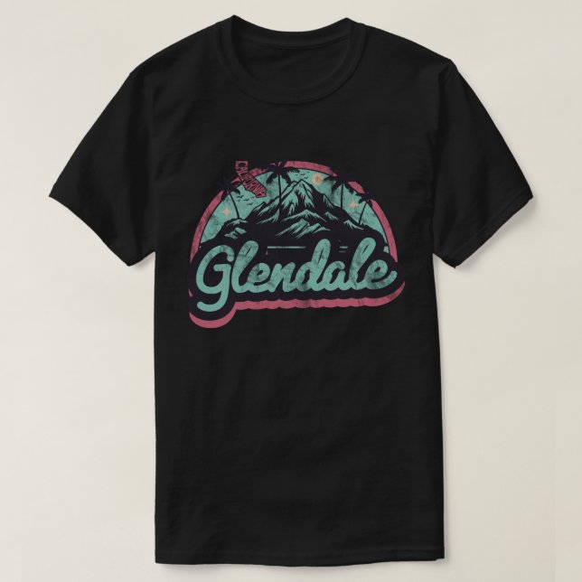 T-shirt Glendale, Californie (Design devant)