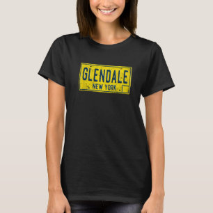 T-shirt Glendale Queens Old New York Retro Perx