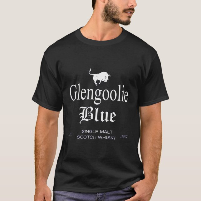 T-shirt Glengoolie Blue Scotch Whisky (Devant)