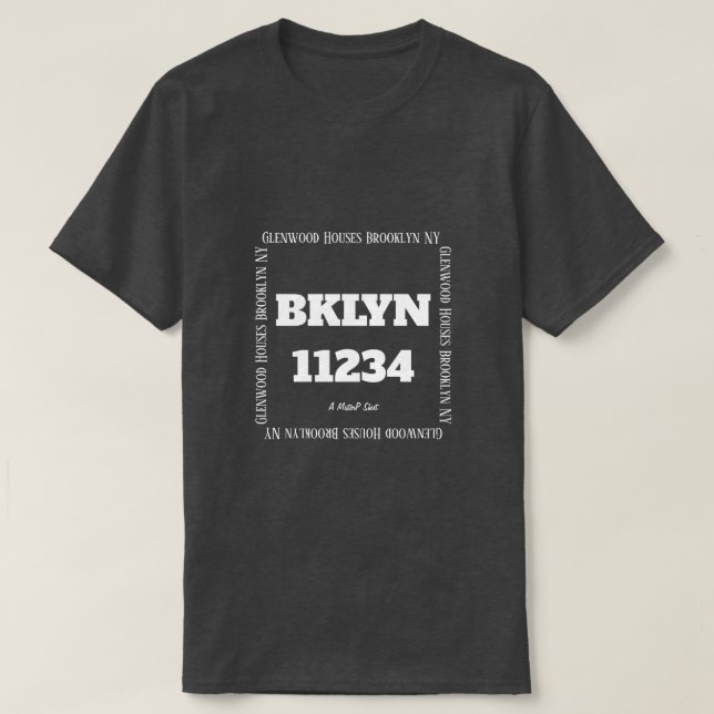 T-shirt Glenwood Houses - Une chemise MisterP (Design devant)