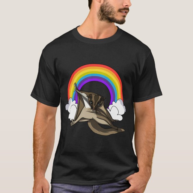 T-shirt Glider à sucre Arc-en-ciel (Devant)