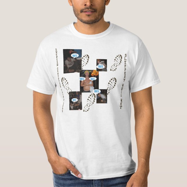 T-shirt Glissant quand T simple humide (Devant)