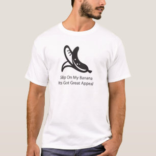T-shirt Glissement sur ma banane - elle a le grand appel