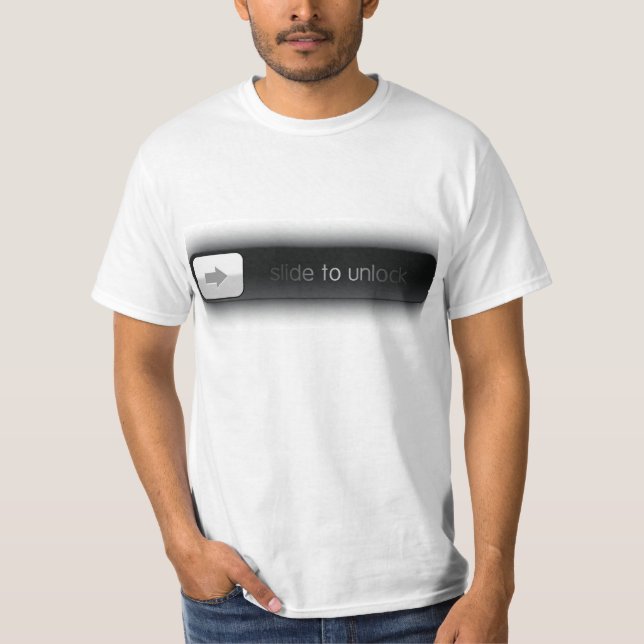 T-shirt Glissez pour ouvrir (Devant)