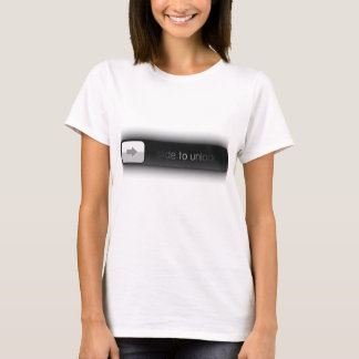 T-shirt Glissez pour ouvrir