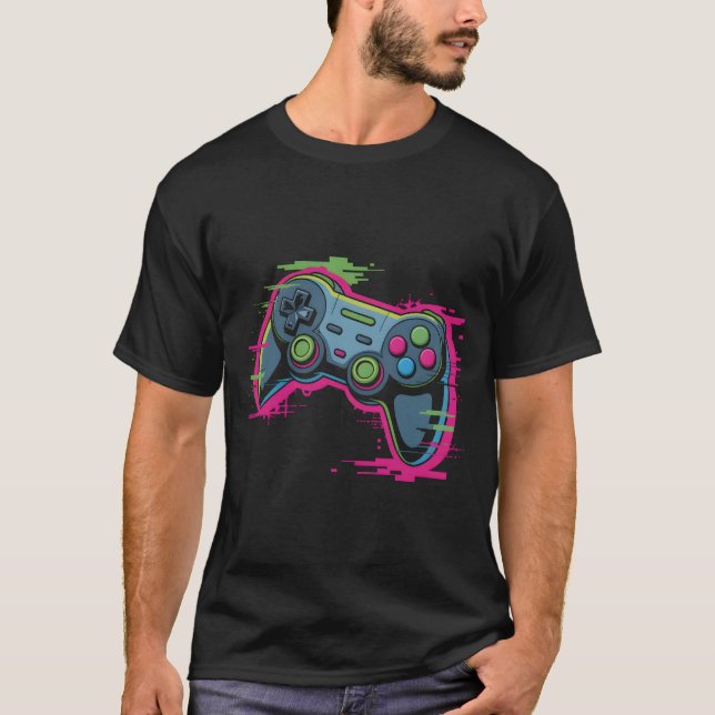 T-shirt Glitch Controller (Devant)