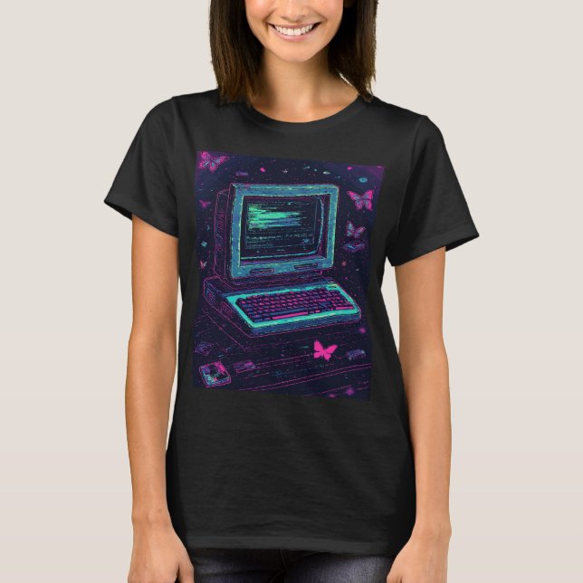 T-shirt Glitch Dream Error Shirt | Retro Y2K Tee (Devant)