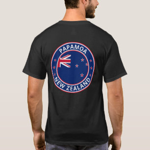 T-shirt Global Traveler - 'City', Nouvelle-Zélande (Modifi