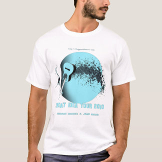 T-shirt Globe d'aqua de visite de grande idée