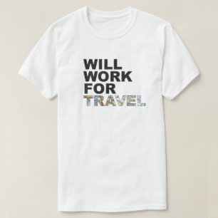 T-shirt Globe Trekker Étude à l'étranger Voyage internatio