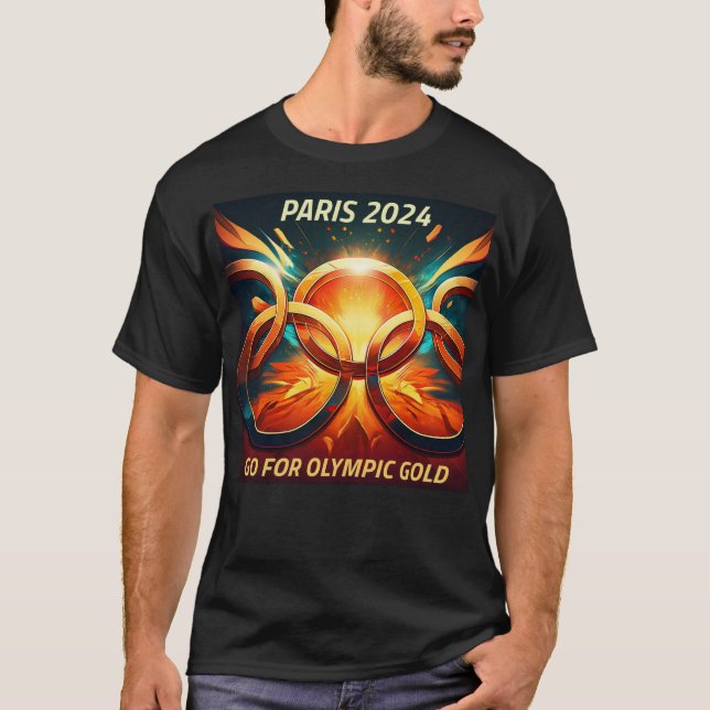 T-shirt Gloire olympique, Jeux Olympiques de Paris 2024 T- (Devant)