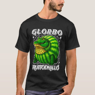 T-shirt Glorbo-Fruttodrillo Pastèque Crocodile Rot du Cerv