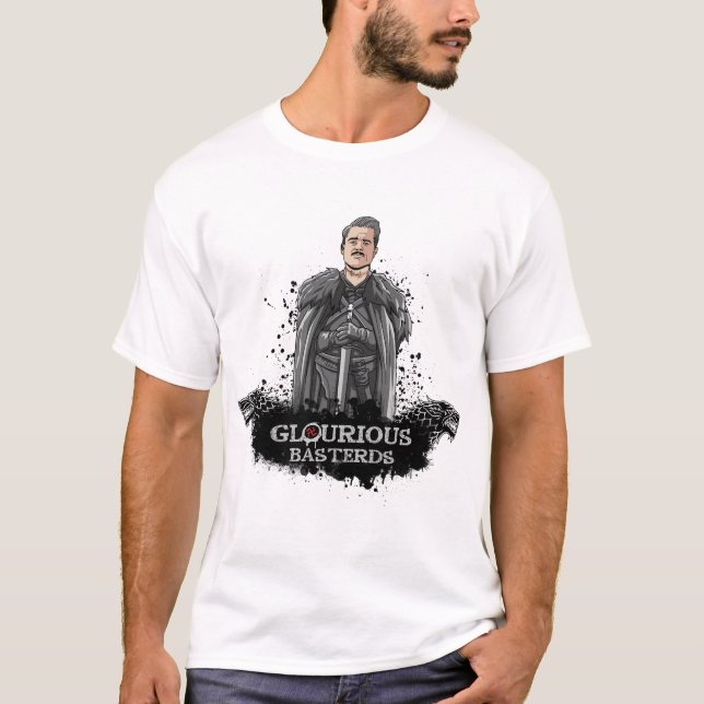 T-SHIRT GLORIOUS BASTARD (Devant)