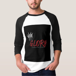 T-shirt Glory Crown Graphic Baseball Tee