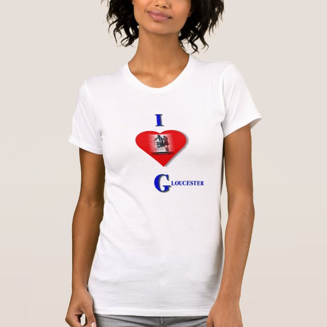 T-shirt Gloucester, mA (Devant)