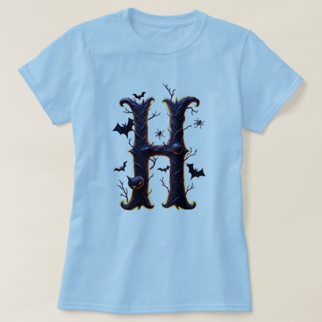 T-shirt Glow-in-the-Dark Halloween H (Design devant)