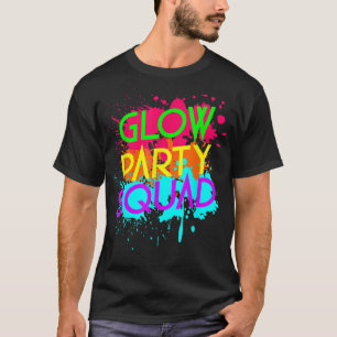 T-shirt Glow Party Squad Funny Halloween Group