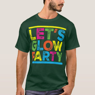 T-shirt Glow Party Squatte Lit Glow Party Costume de nuit