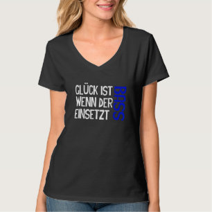 T-shirt Glück Wenn Bass Insertions Chorale Chorale Chanteu