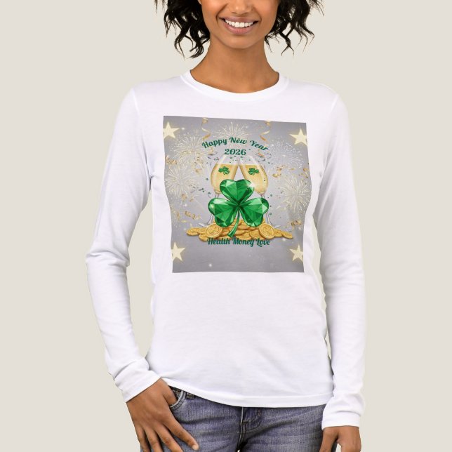 T-Shirt "Glücksbringer"  Tri-Blend Shirt (Vorderseite)