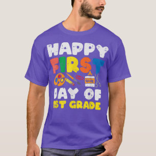 T-shirt Glue Joyeux Premier Jour De 1Er Année Garçons Fill