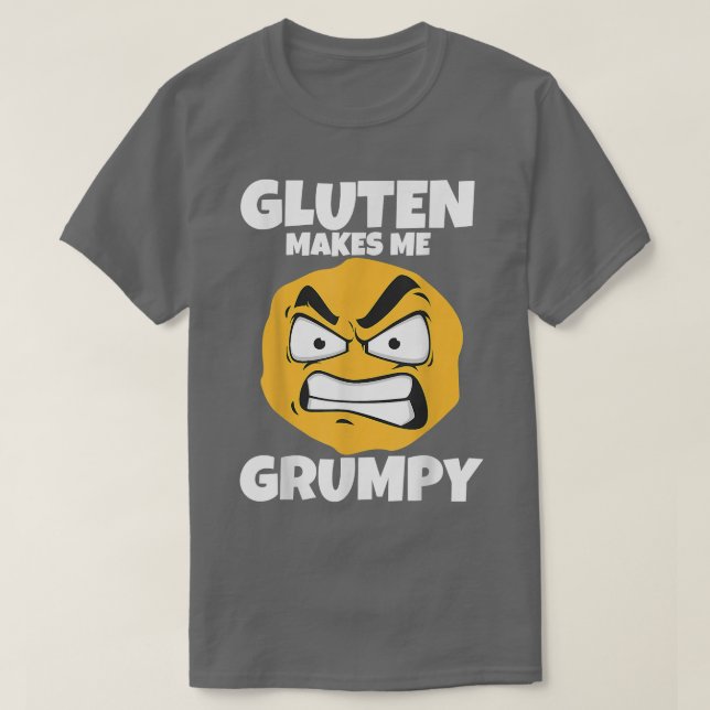 T-shirt Gluten drôle Lifestyle Blé Maladie coeliaque A (Design devant)