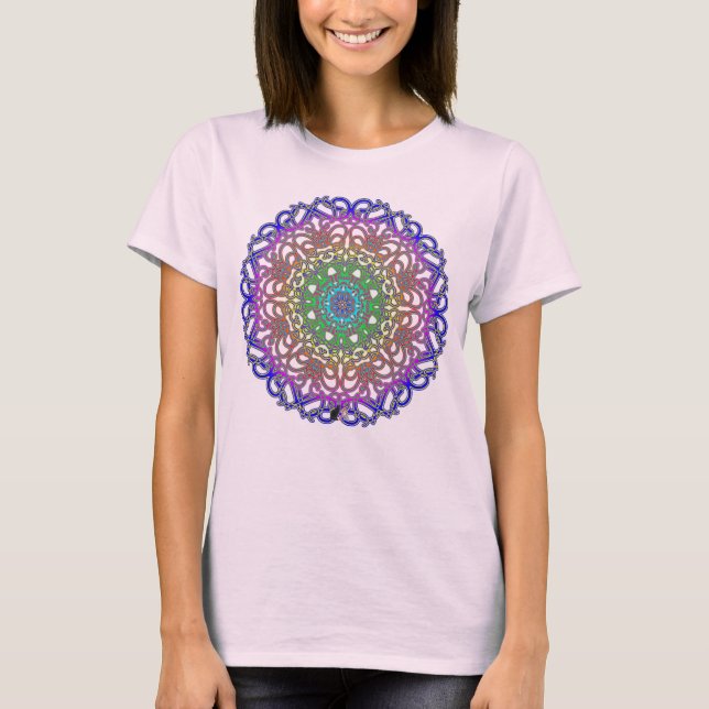 T-shirt Glyph de spectres d'imaginaire (Devant)