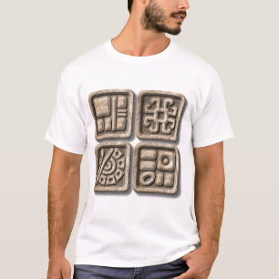 T-shirt Glyphes maya