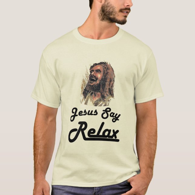 T-shirt Gnar lourd - Jésus disent détendent (Devant)