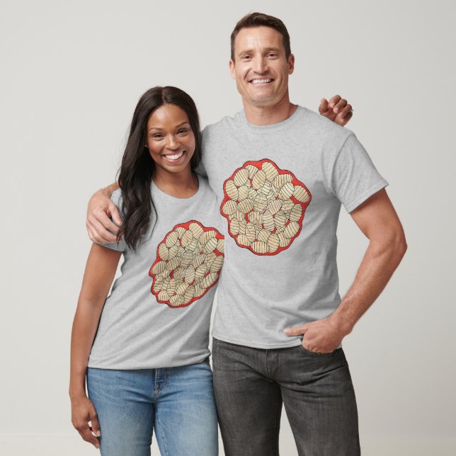 T-shirt Gnocchi Cuisine italienne Alimentation Pomme de te (Unisexe)