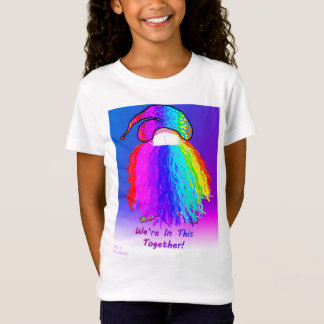 T-Shirt Gnome arc-en-ciel de la fille : Nous sommes ensemb