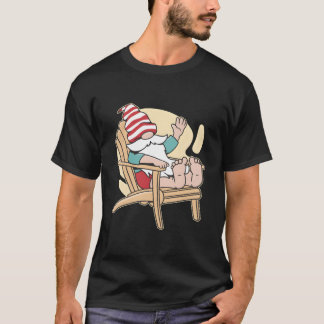 T-shirt Gnome au bain de soleil pour enfants