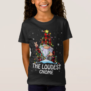 T-Shirt Gnome Buffalo le plus bruyant Plaid Correspondant