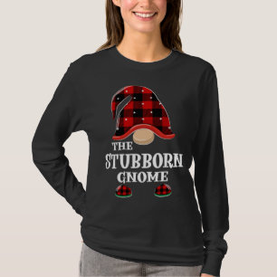 T-shirt Gnome Buffalo têtu Plaid Funny Christmas Match
