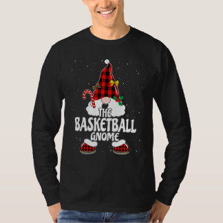 T-shirt Gnome de basketball carreaux de Buffalo famille as
