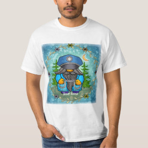 T-shirt Gnome de la police