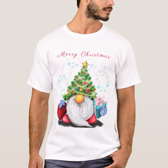 T-shirt Gnome de Noël (Devant)