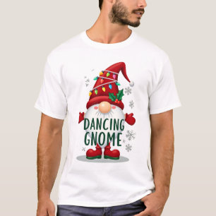 T-shirt Gnome de Noël Gnome dansant Famille Noël (6)
