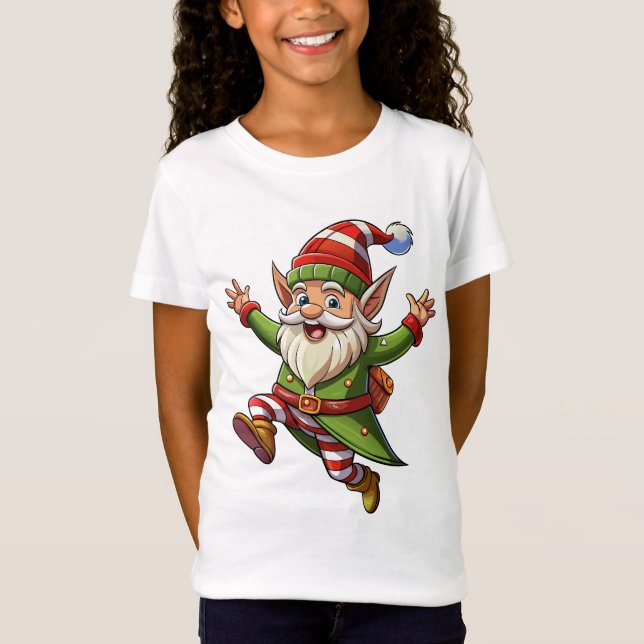 T-Shirt Gnome de Noël joyeux (Devant)