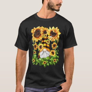 T-shirt Gnome De Tournesol Mignonne Pour Gardener Et Migno
