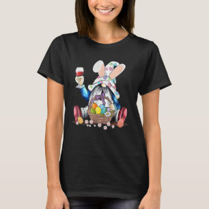 T-shirt Gnome Drôle Easter Hippie Egg Boire Amateurs de vi
