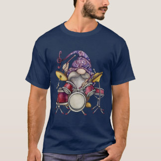T-shirt Gnome Drummer
