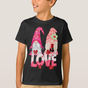 T-shirt Gnome Love Couple Valentine's Day mignonne Gnomes
