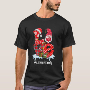 T-shirt Gnome LOVE Déjeuner Lady Lovers Funny Christmas Pa