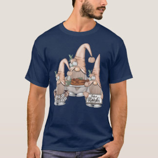 T-shirt Gnome mignon automne Gnomes Turquie Jour Thanksgiv
