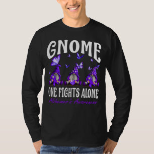 T-shirt Gnome One combat seul la conscience d'Alzheimer