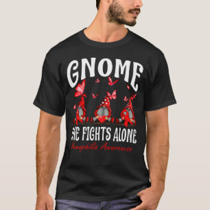 T-shirt Gnome One combat seul la sensibilisation à l'hémop