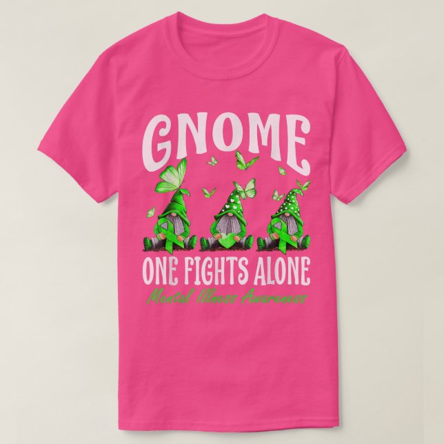 T-shirt Gnome One combat seul la sensibilisation aux malad (Design devant)